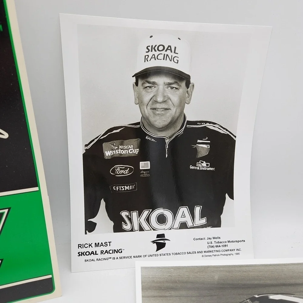 Vintage Nascar Press Kit Skoal Racing Rick Mast Media‎ Guide #1 1995